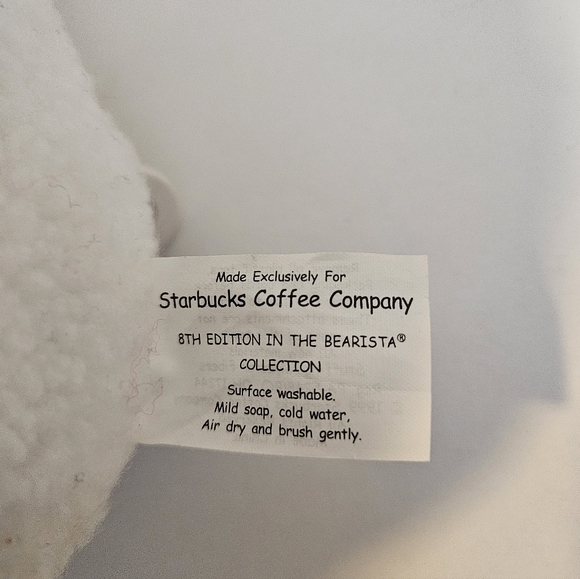 Starbucks 8th edition 1999 Bearista bear - Picture 7 of 8